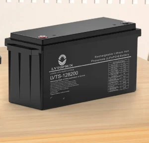 Lvtopsun 12.8V 200Ah 2.56kWh Lithium-Ion Energy Storage Battery