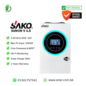 SAKO SUNON 4.5KVA 24 Volt Hybrid Solar Inverter