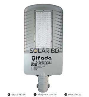 "Ifada 30W SMD DC Solar Street Light with high-lumen LED and die-cast aluminum body for outdoor road lighting in Bangladesh."