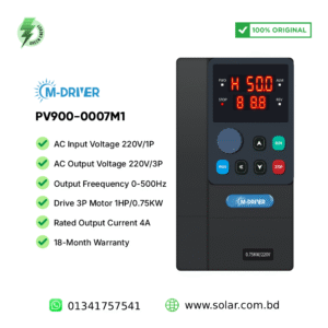 M-Driver Single Phase 220V 0.75KW AC Drives VFD Inverter