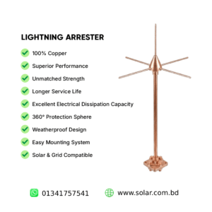 Heavy-Duty Corrosion-Resistant Pure Copper Lightning Arrester
