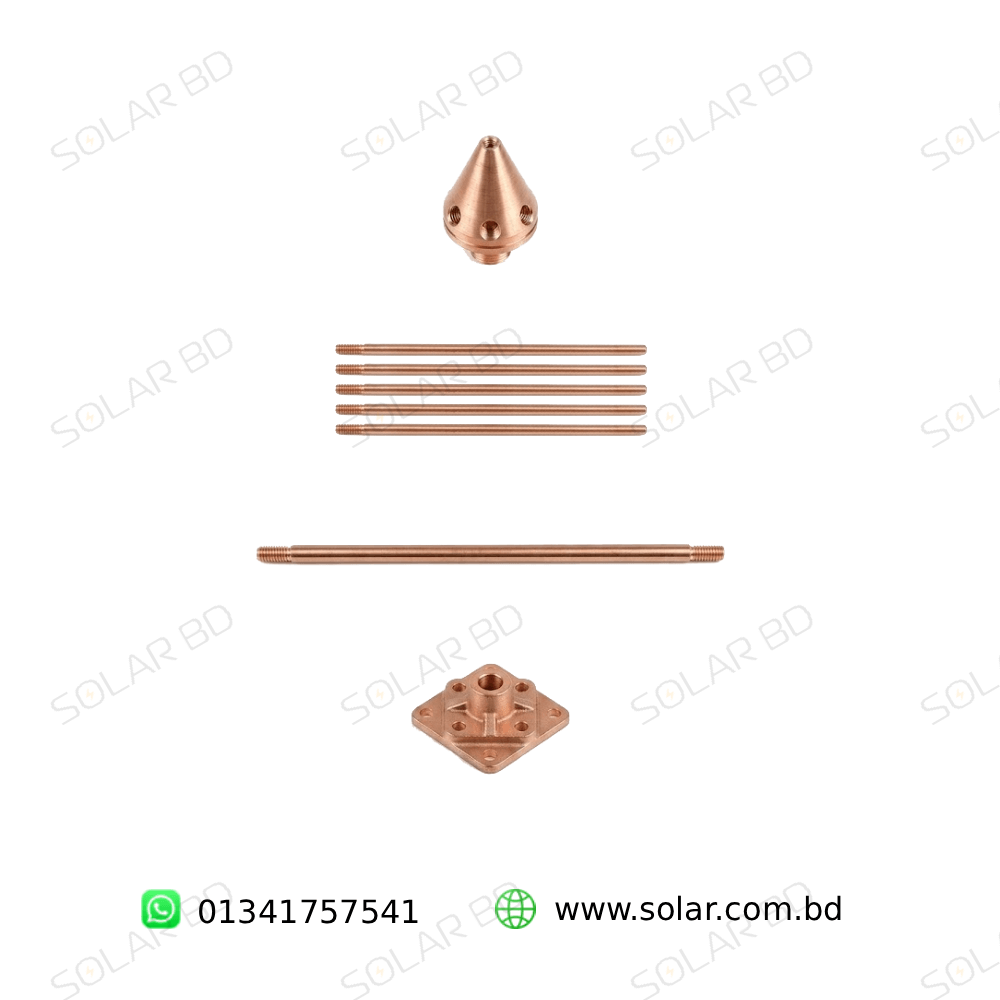 Heavy-Duty Corrosion-Resistant Pure Copper Lightning Arrester - Image 2