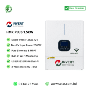 Hinvert 1.5KW 12V MPPT Solar Off-Grid Hybrid Inverter with Built-in WiFi