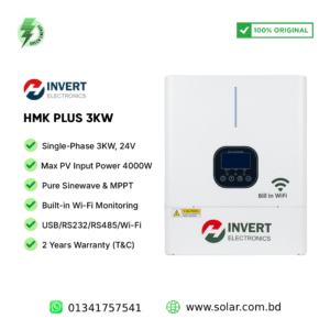 Hinvert 3KW 24V MPPT Solar Off-Grid Hybrid Inverter with Built-in WiFi