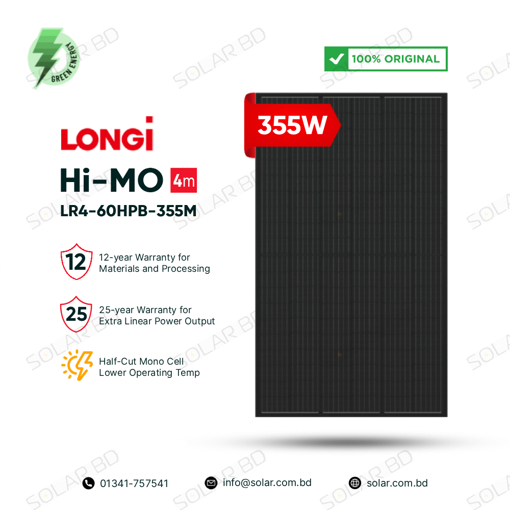 LONGi LR4-60HPB-355M 355W Solar Panel