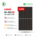 LONGi LR4-72HBD-445M 445W Bifacial Half-Cut Mono Solar Panel