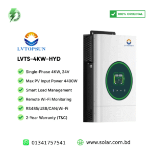 LVTOPSUN 4KW 24V Solar Off-Grid Hybrid Inverter