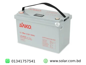 SAKO 12V 100Ah LiFePO₄ Lithium Battery