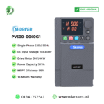 M-Driver Single Phase 220V 4KW Solar Water Pump VFD Inverter