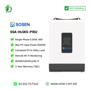 SOSEN 5.5KW 48V Solar Off-Grid Hybrid Inverter
