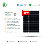SUNSHINE 80W Germany Cell 12V Mono Solar Panel