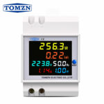 TOMZN 6-in-1 AC Digital Energy Meter Front View